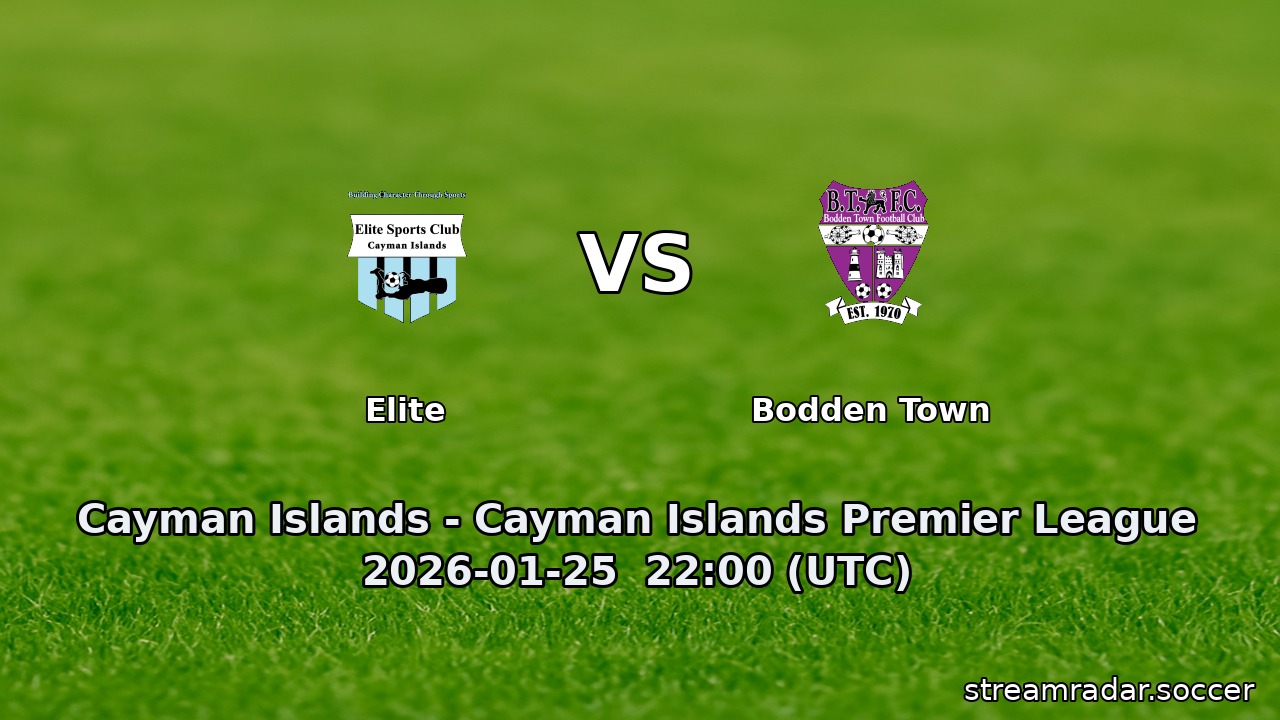 Elite vs Bodden Town