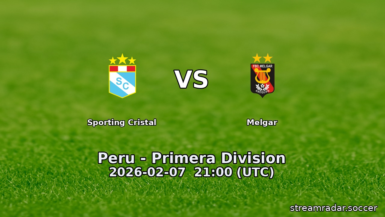 Sporting Cristal vs Melgar
