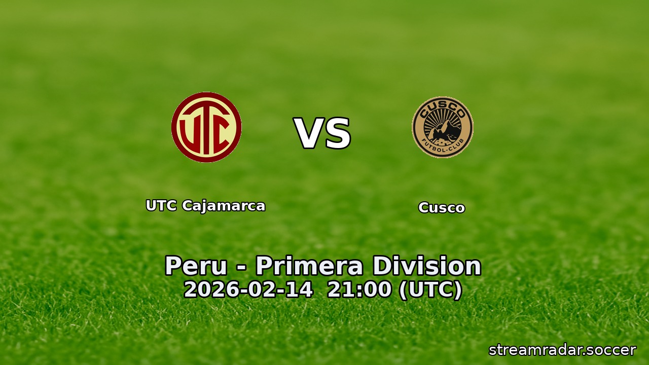 UTC Cajamarca vs Cusco