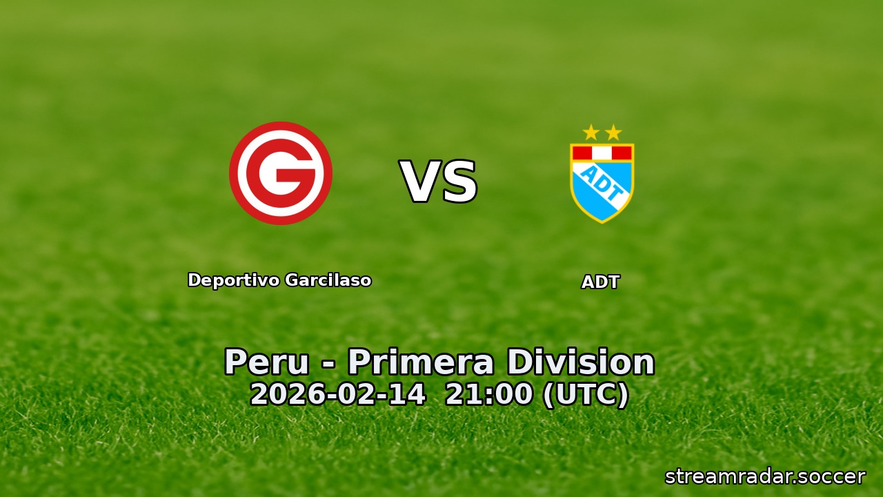Deportivo Garcilaso vs ADT