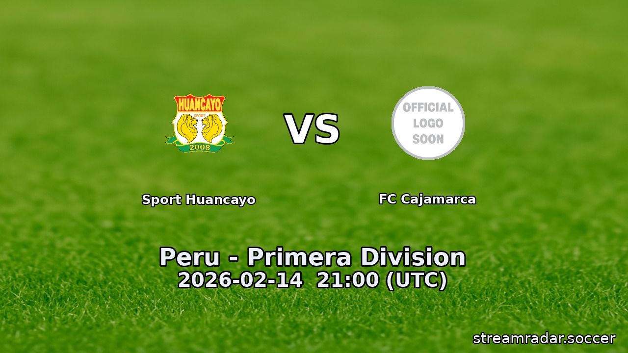 Sport Huancayo vs FC Cajamarca