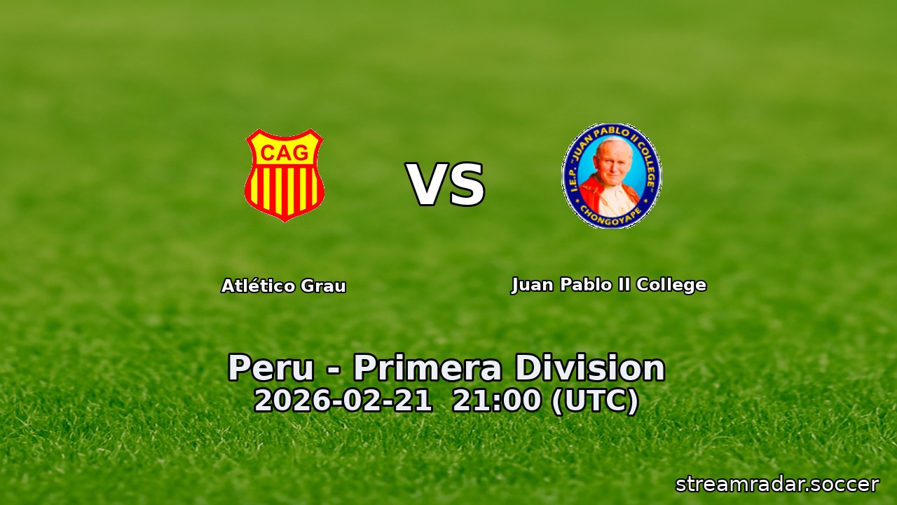 Atlético Grau vs Juan Pablo II College