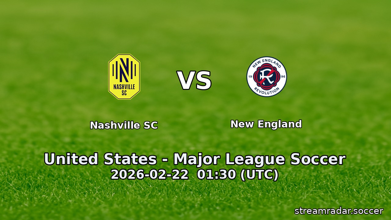 Nashville SC vs New England