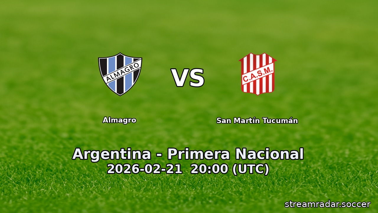 Almagro vs San Martín Tucumán