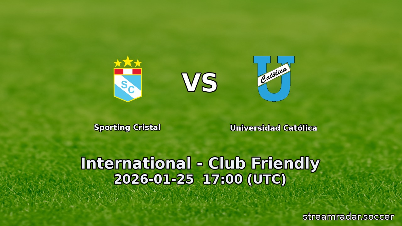 Sporting Cristal vs Universidad Católica