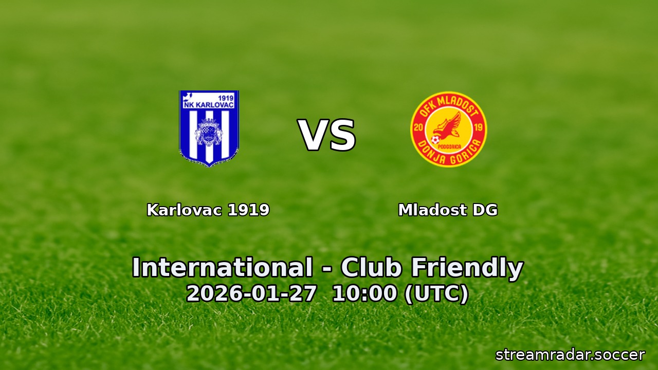 Karlovac 1919 vs Mladost DG