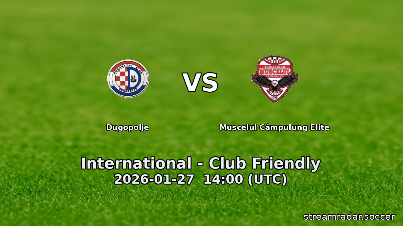 Dugopolje vs Muscelul Câmpulung Elite