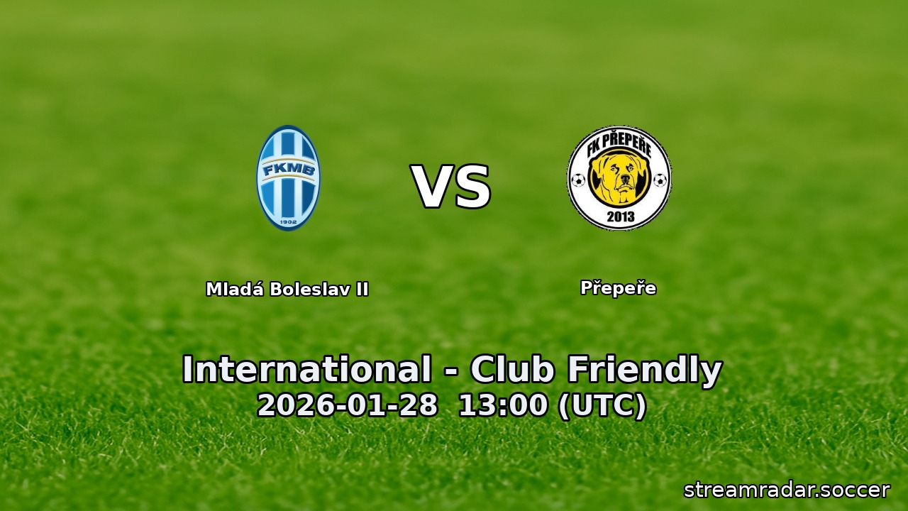 Mladá Boleslav II vs Přepeře