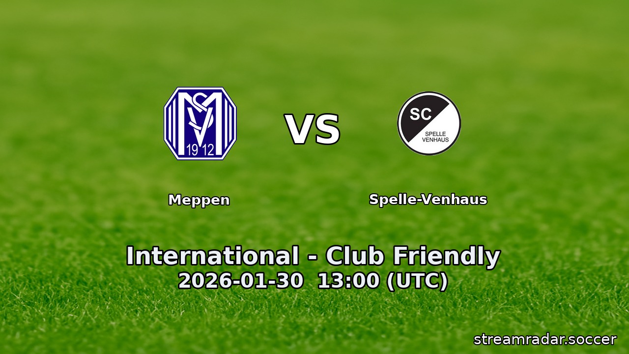 Meppen vs Spelle-Venhaus