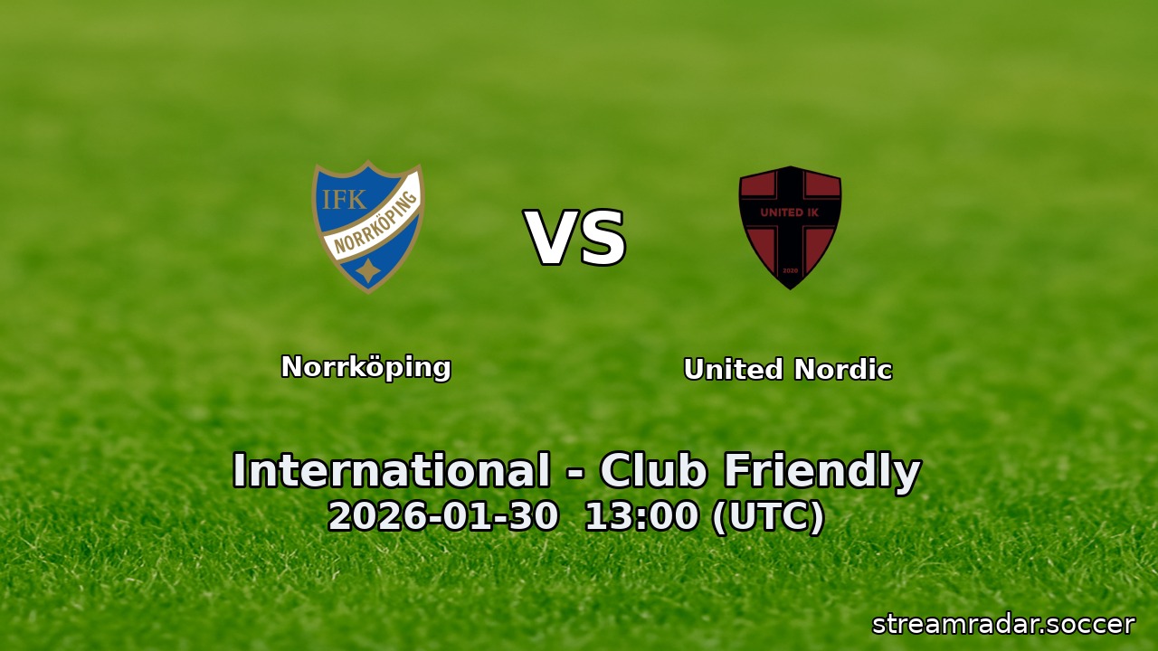 Norrköping vs United Nordic