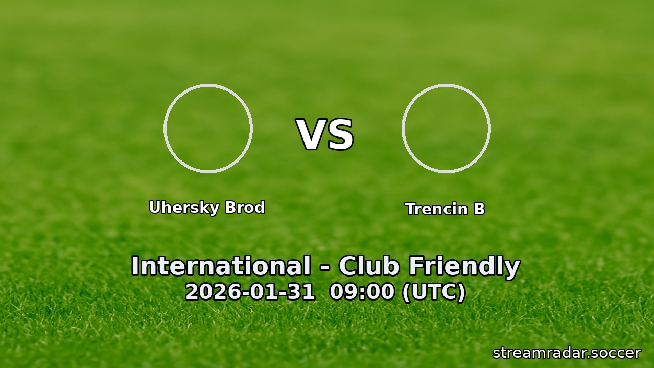 Uhersky Brod vs Trencin B