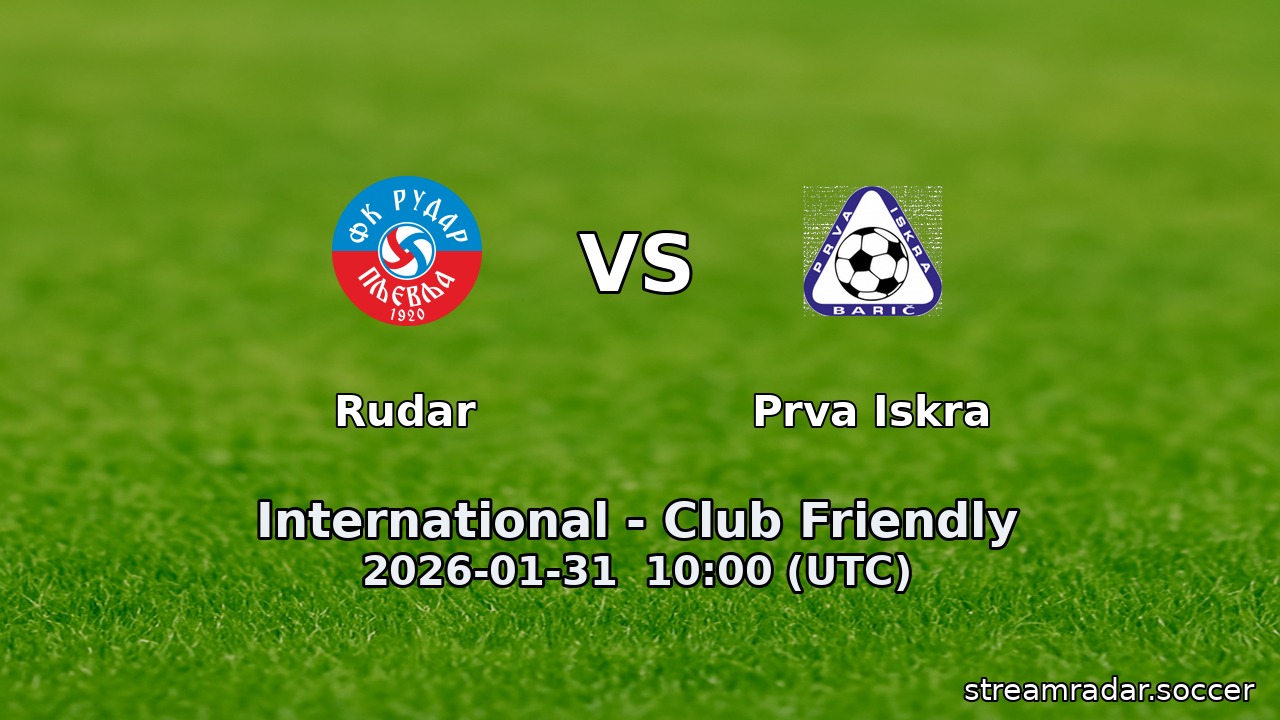 Rudar vs Prva Iskra