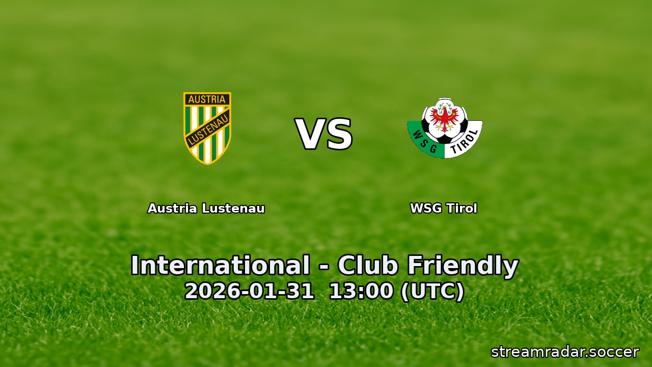 Austria Lustenau vs WSG Tirol