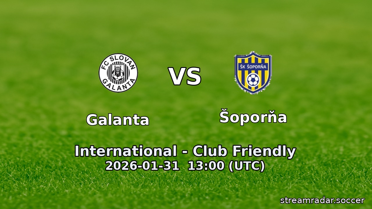 Galanta vs Šoporňa