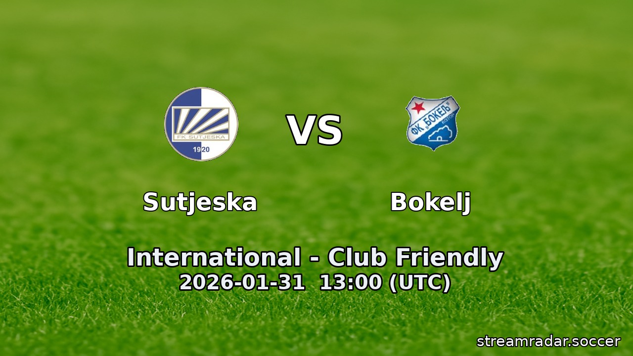 Sutjeska vs Bokelj