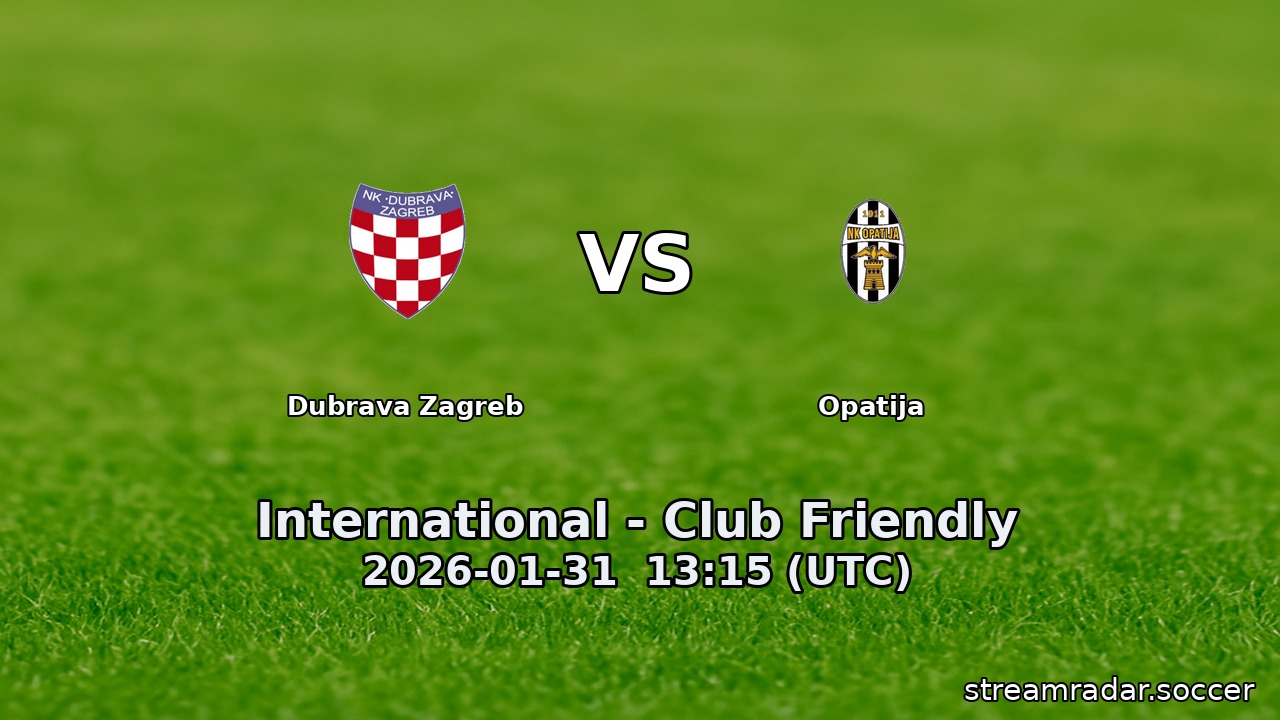 Dubrava Zagreb vs Opatija