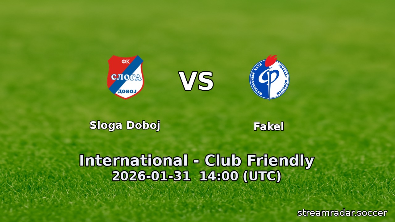 Sloga Doboj vs Fakel