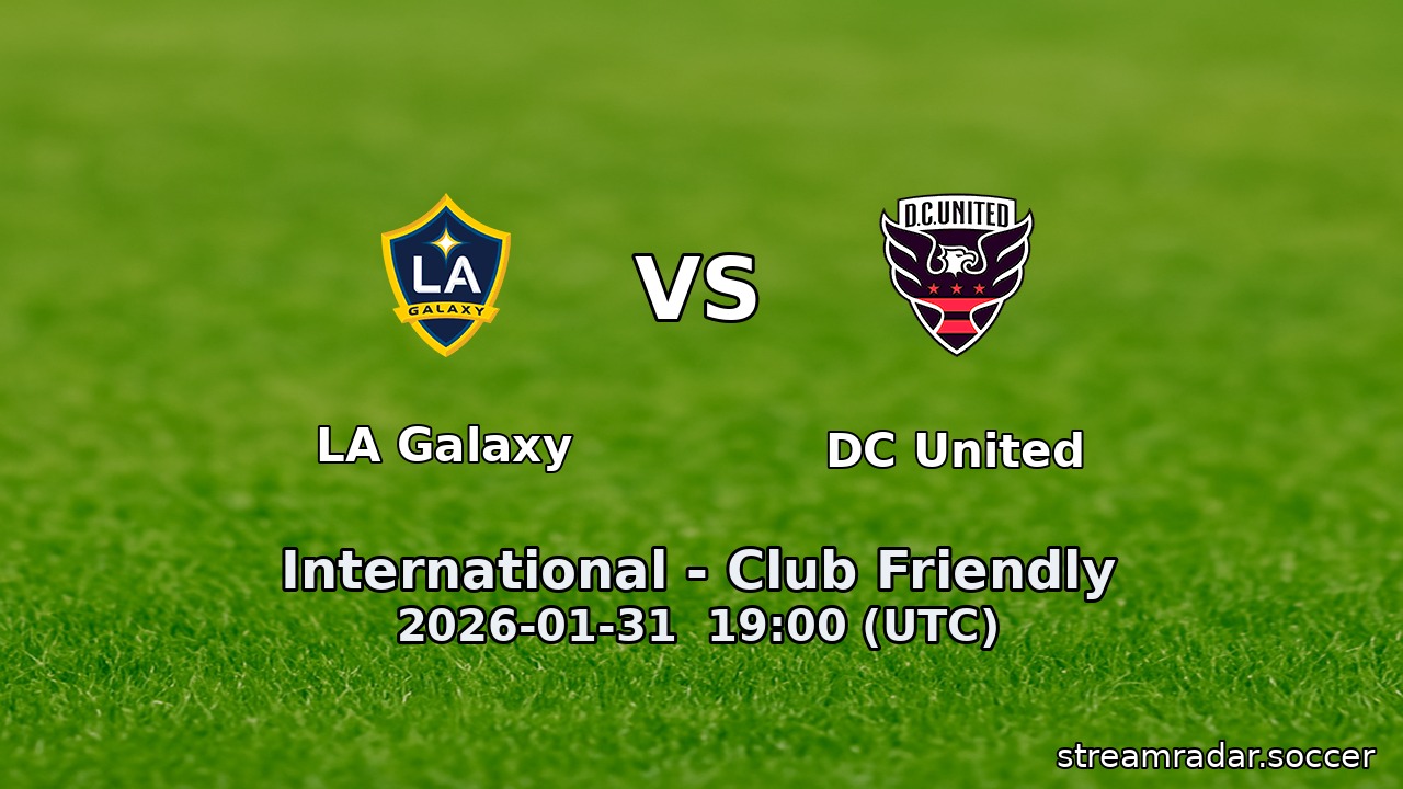 LA Galaxy vs DC United