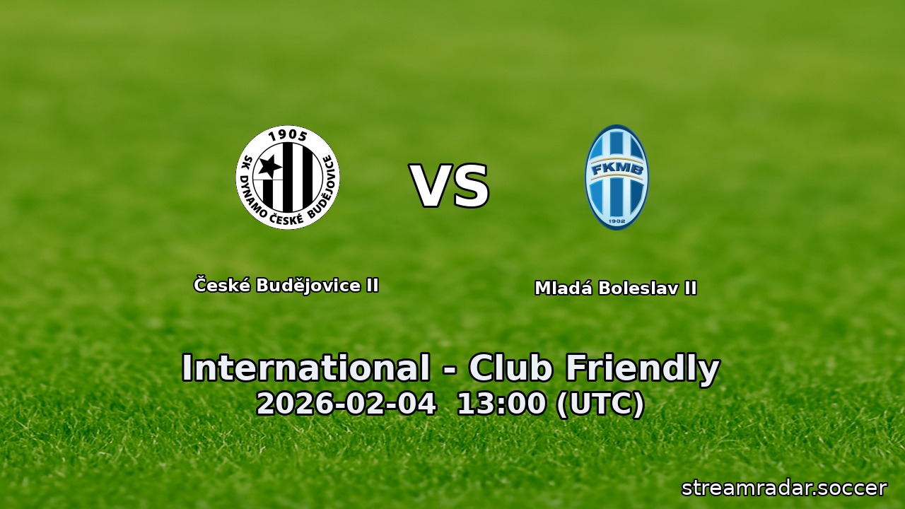 České Budějovice II vs Mladá Boleslav II