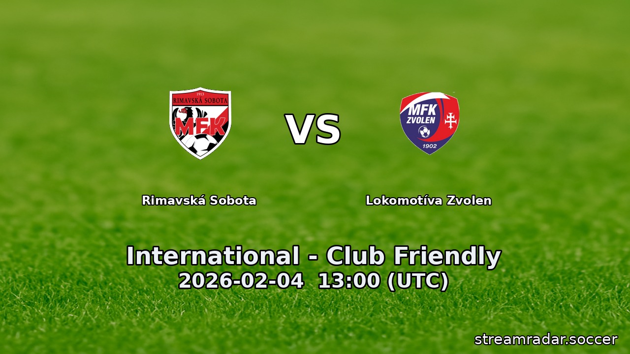 Rimavská Sobota vs Lokomotíva Zvolen