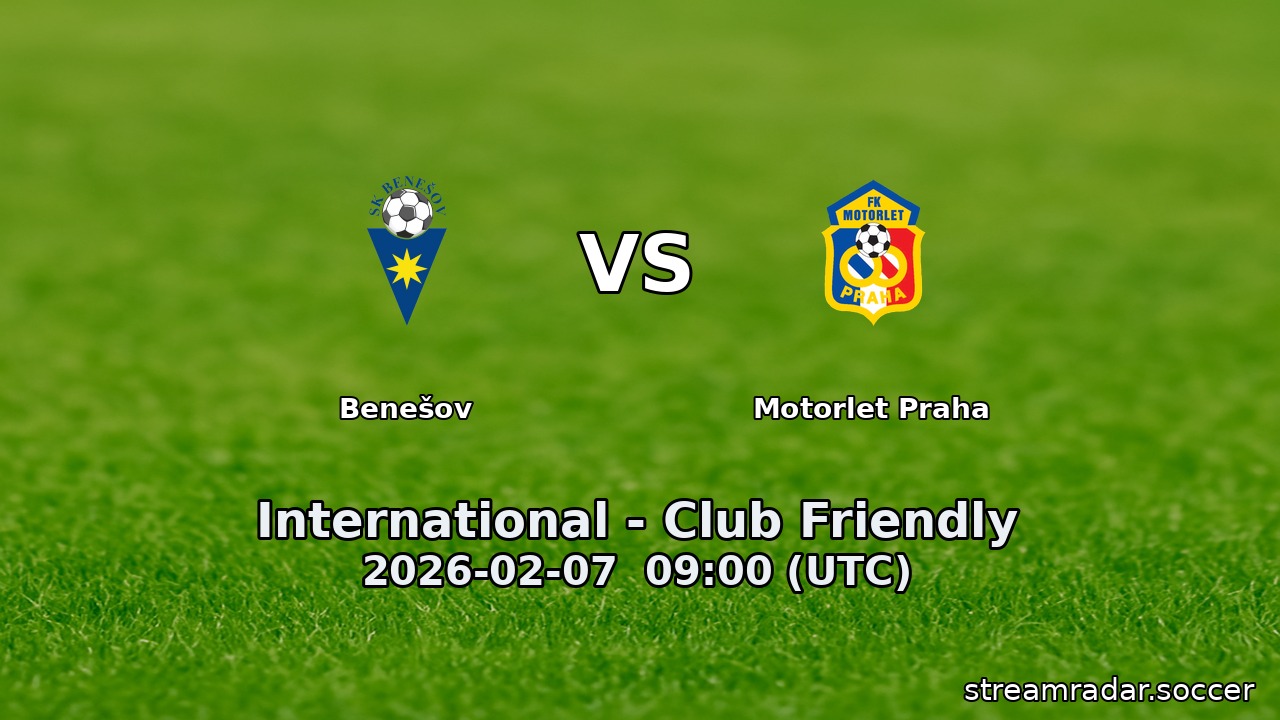 Benešov vs Motorlet Praha