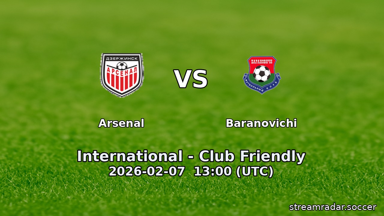 Arsenal vs Baranovichi