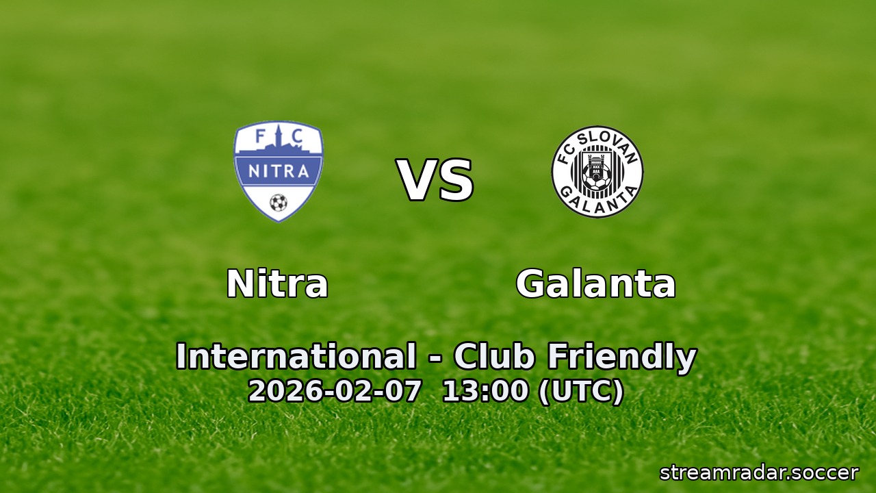 Nitra vs Galanta