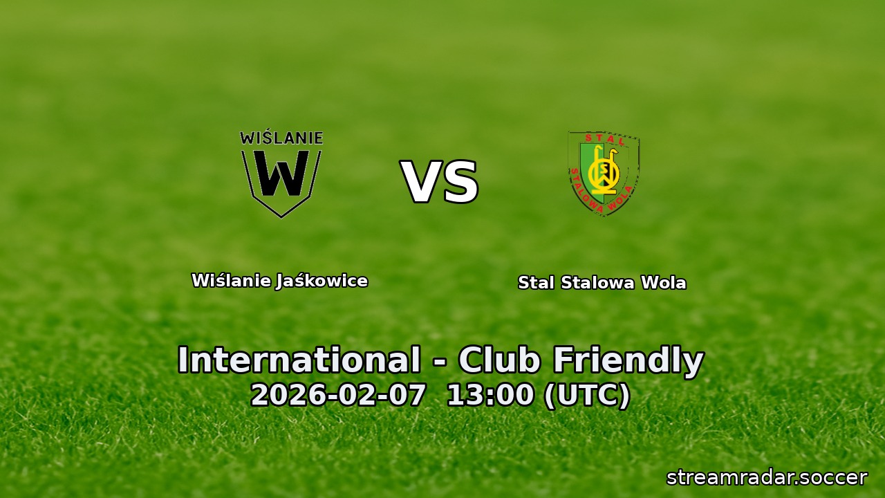 Wiślanie Jaśkowice vs Stal Stalowa Wola