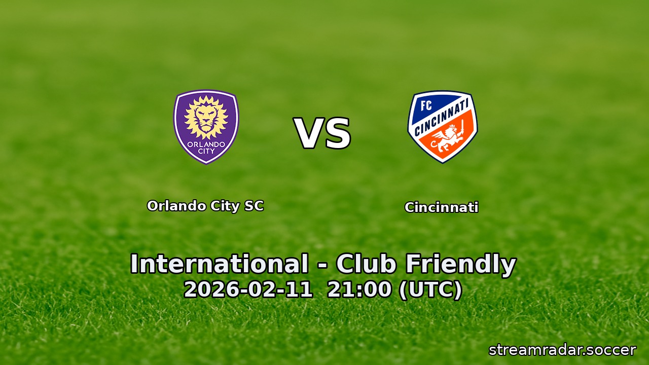 Orlando City SC vs Cincinnati