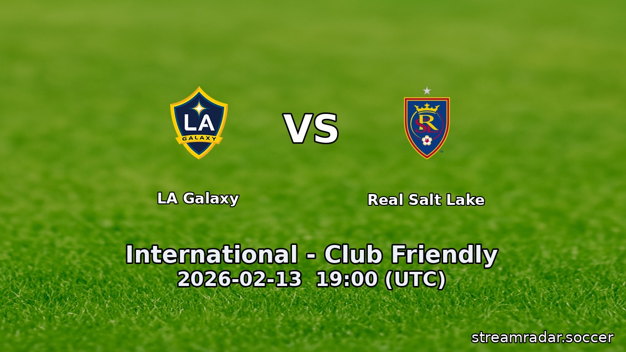 LA Galaxy vs Real Salt Lake