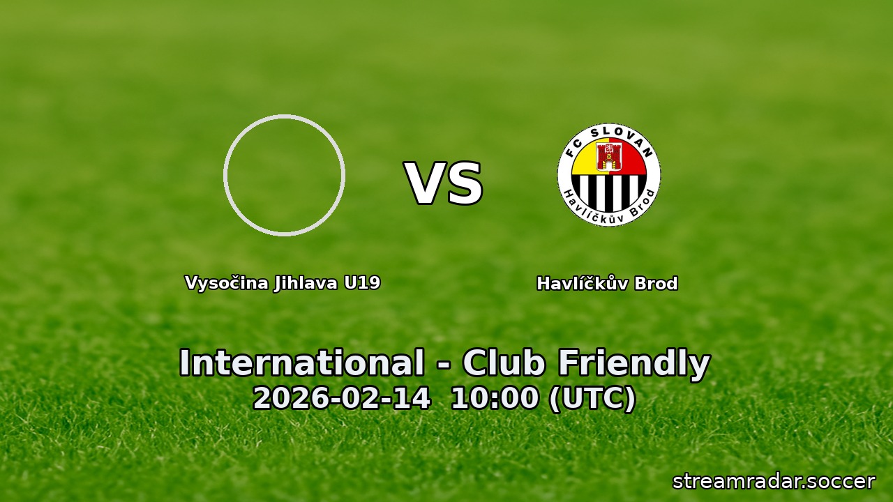 Vysočina Jihlava U19 vs Havlíčkův Brod