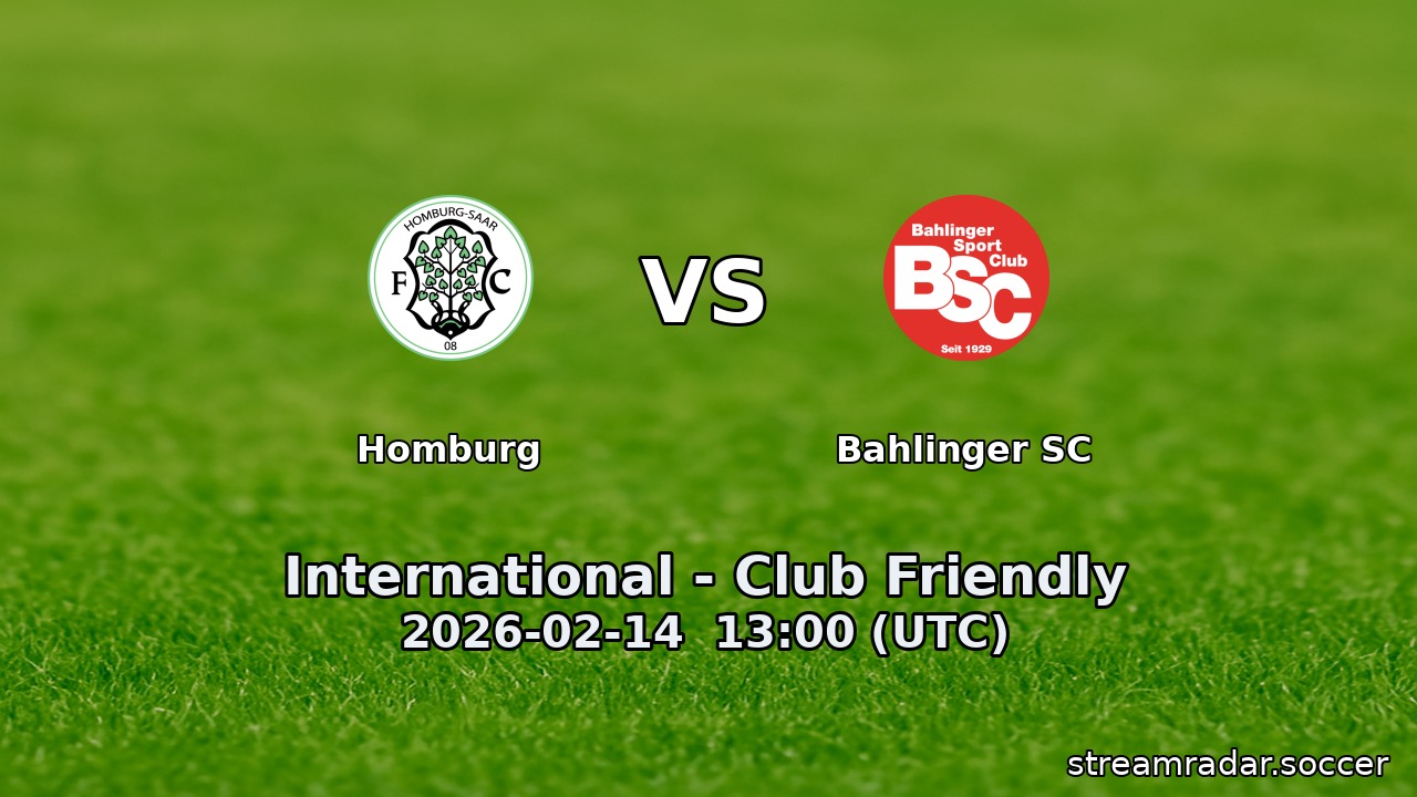 Homburg vs Bahlinger SC