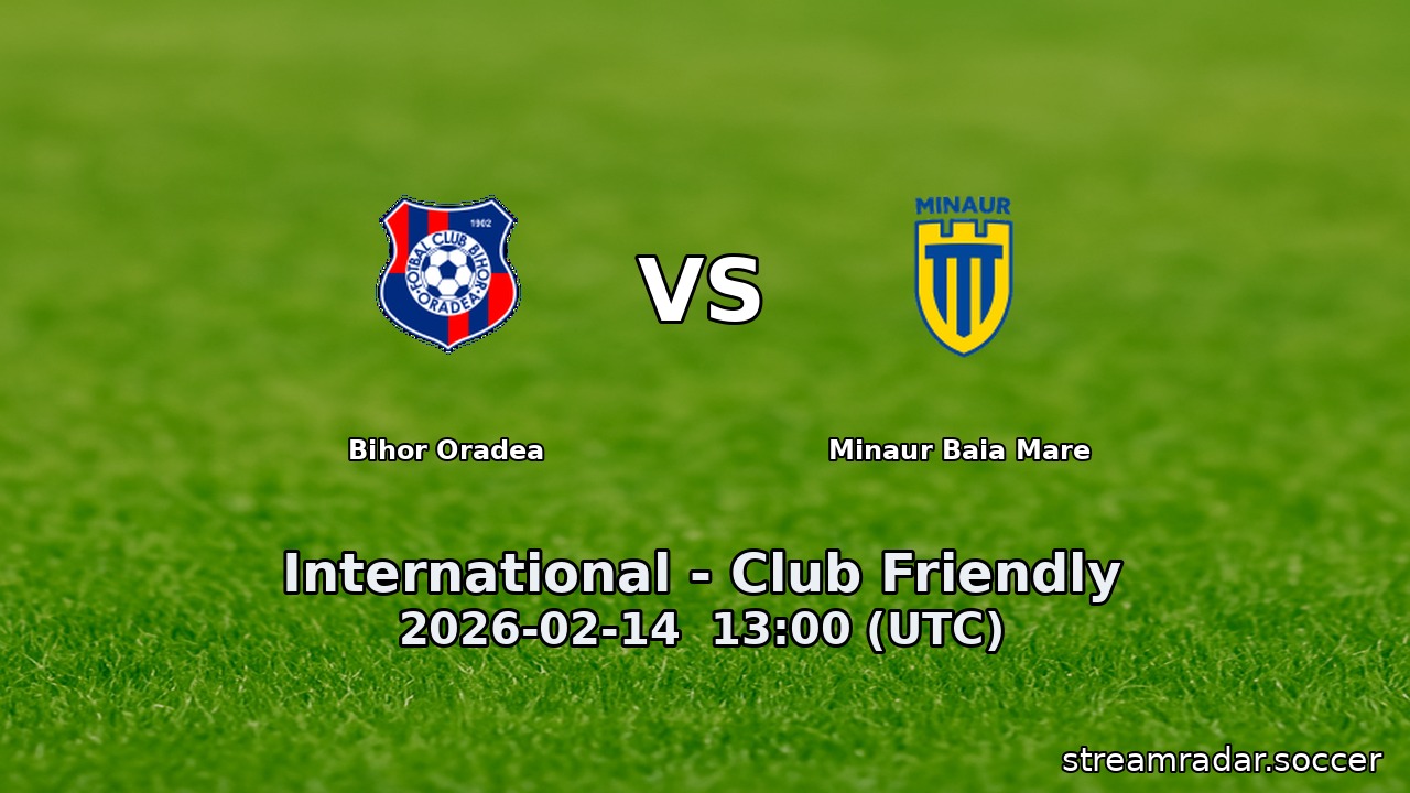 Bihor Oradea vs Minaur Baia Mare