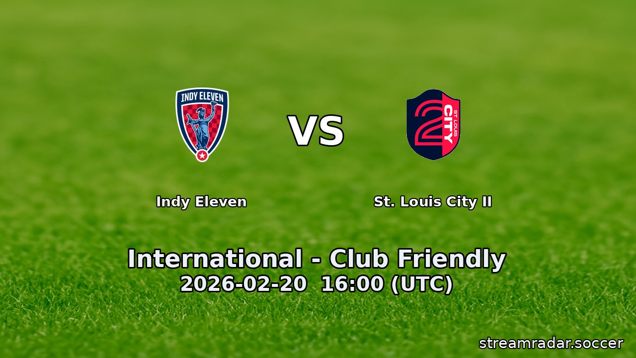Indy Eleven vs St. Louis City II