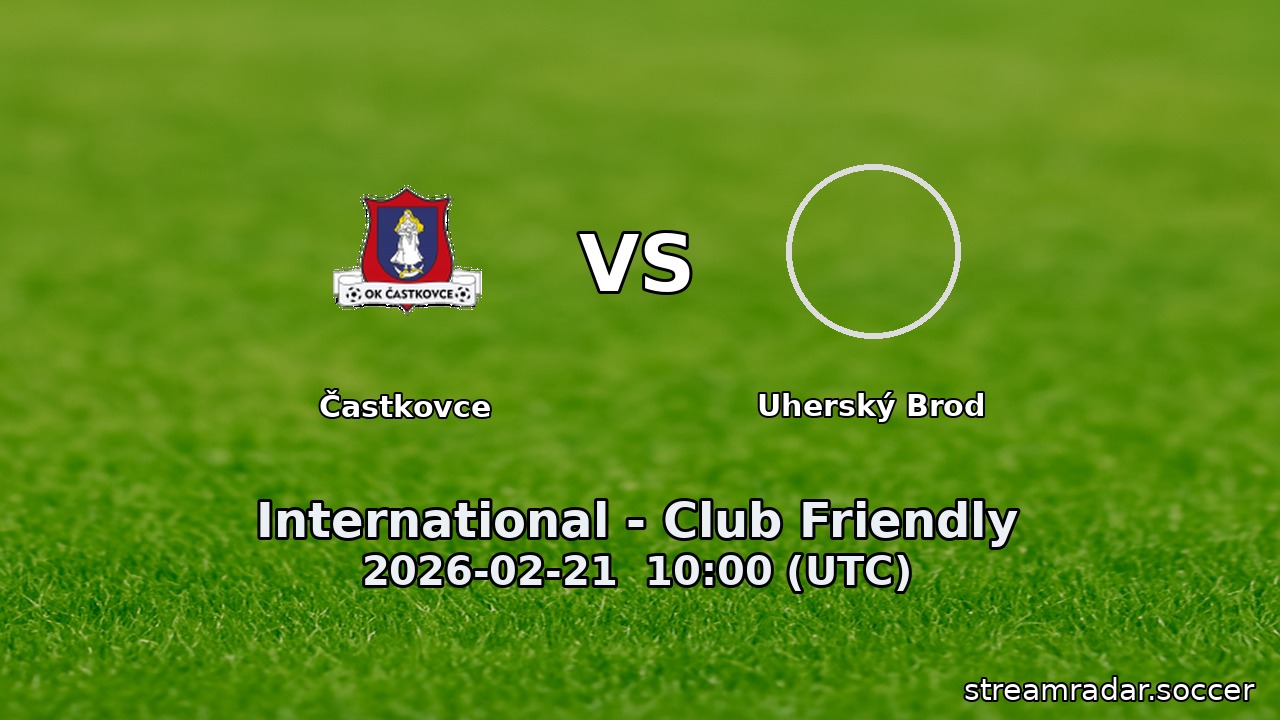 Častkovce vs Uherský Brod