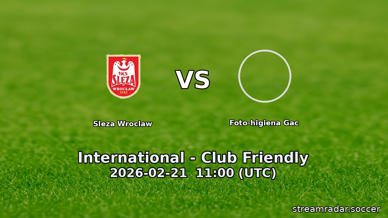 Sleza Wroclaw vs Foto-higiena Gac