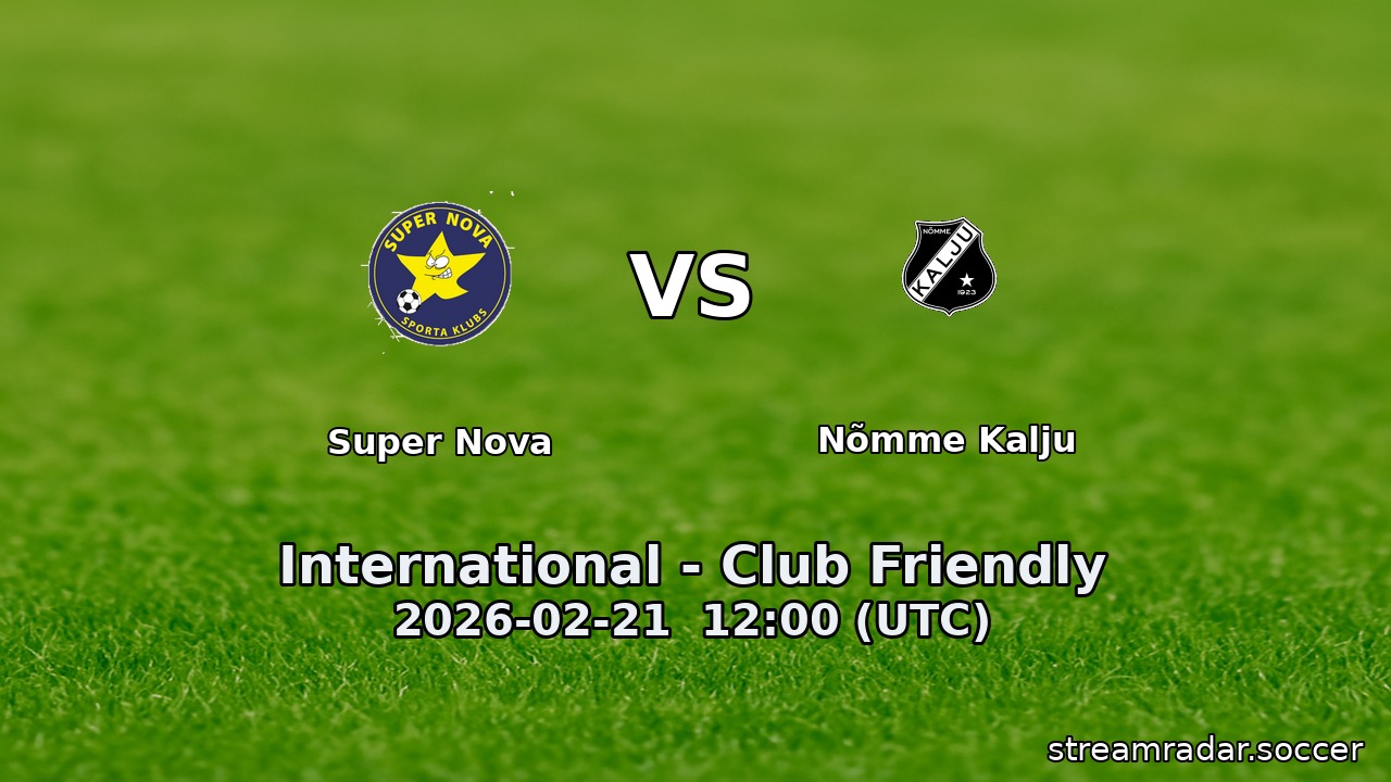 Nõmme Kalju vs Super Nova