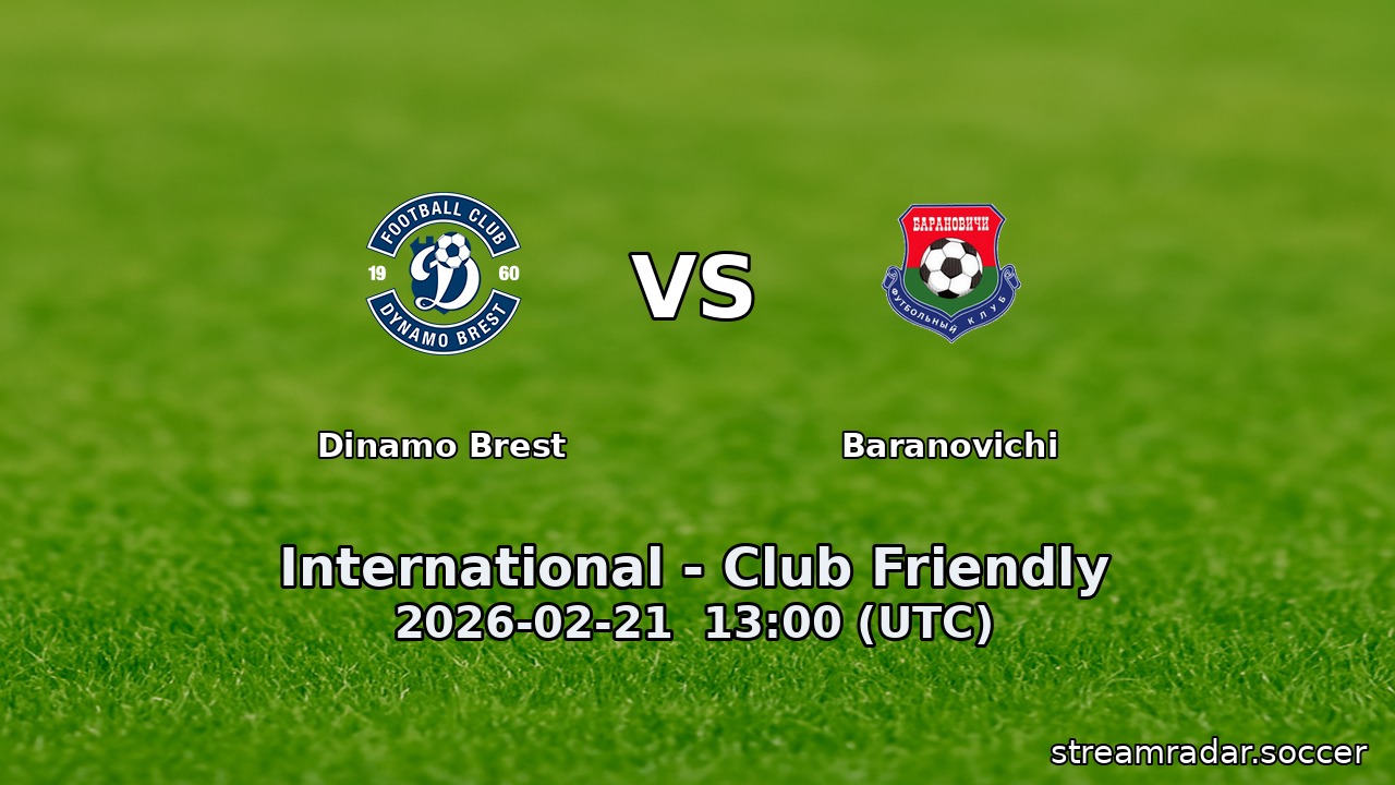 Dinamo Brest vs Baranovichi