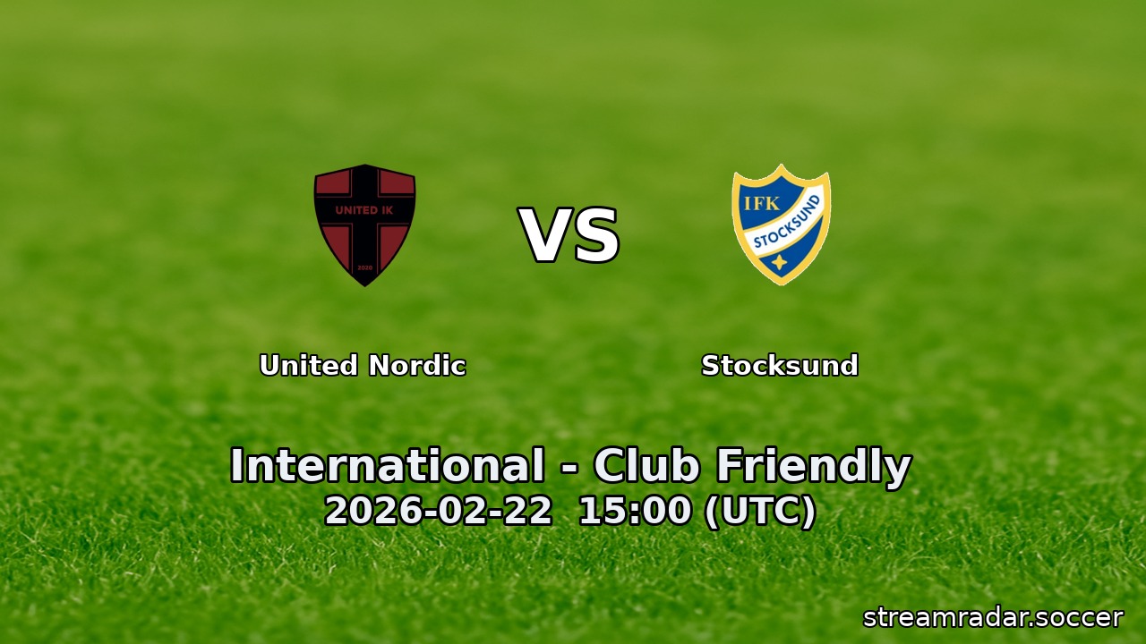 United Nordic vs Stocksund