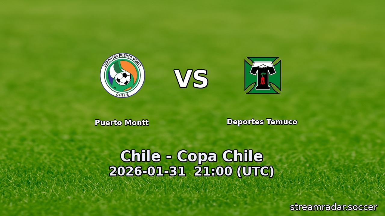 Puerto Montt vs Deportes Temuco