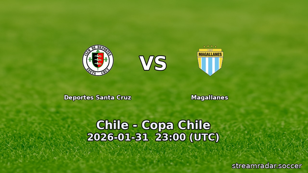 Deportes Santa Cruz vs Magallanes