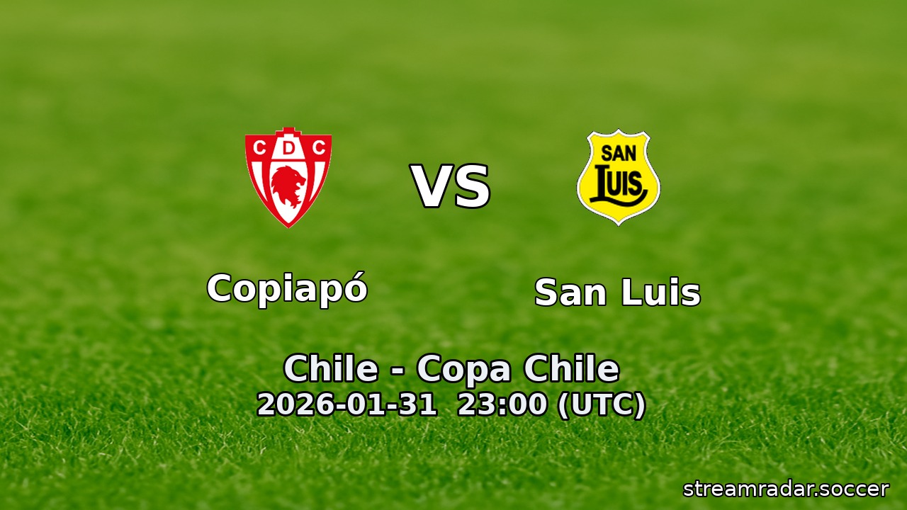 Copiapó vs San Luis