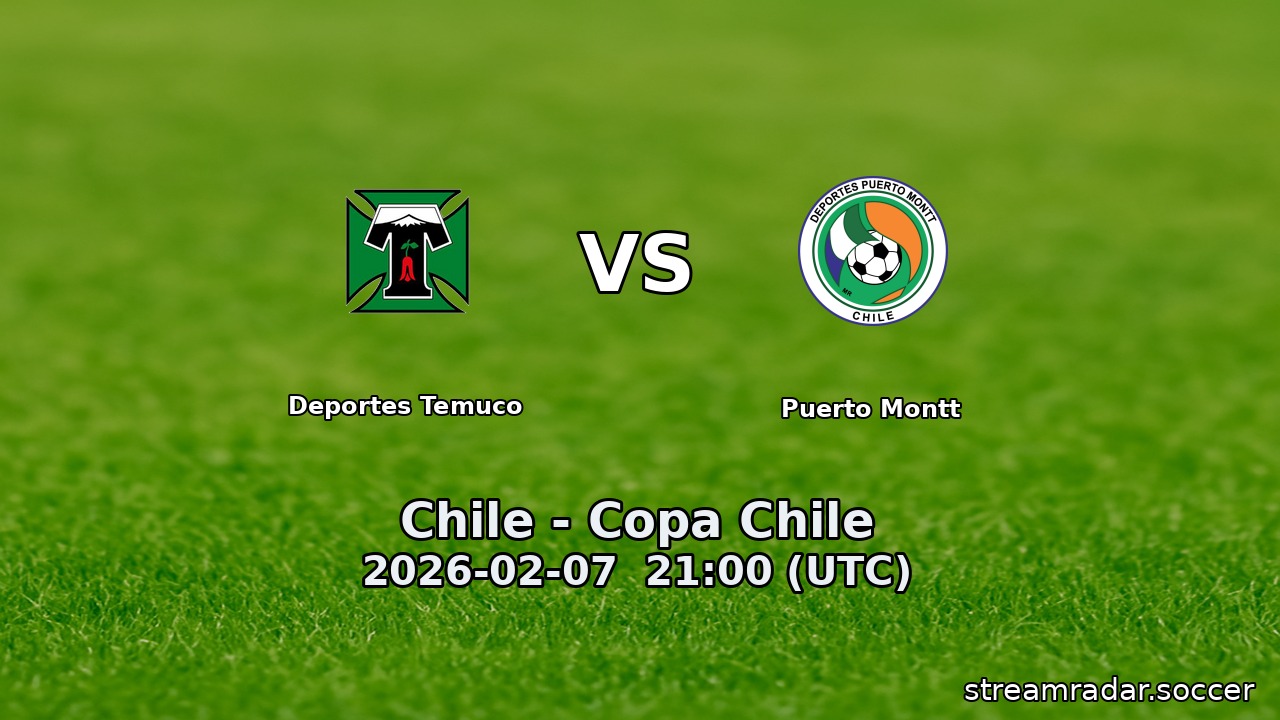 Deportes Temuco vs Puerto Montt