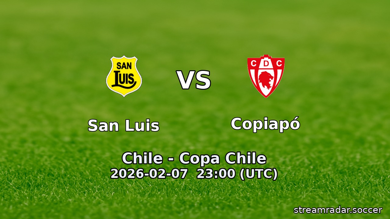 San Luis vs Copiapó