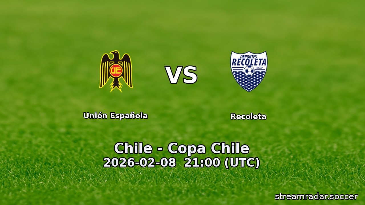 Unión Española vs Recoleta