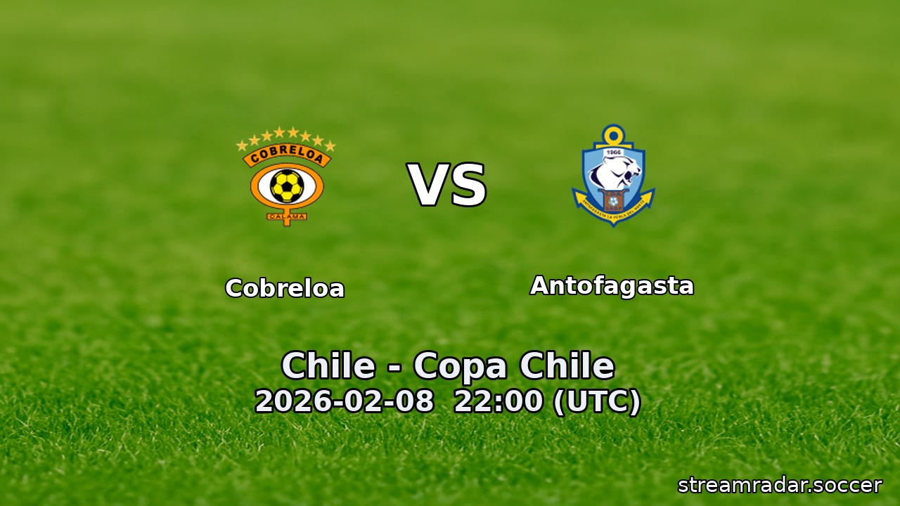 Cobreloa vs Antofagasta