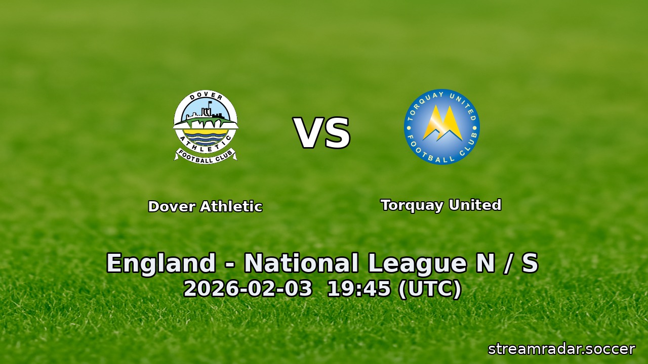Dover Athletic vs Torquay United