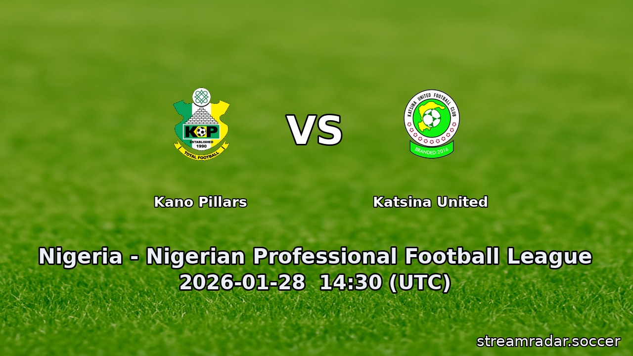 Kano Pillars vs Katsina United