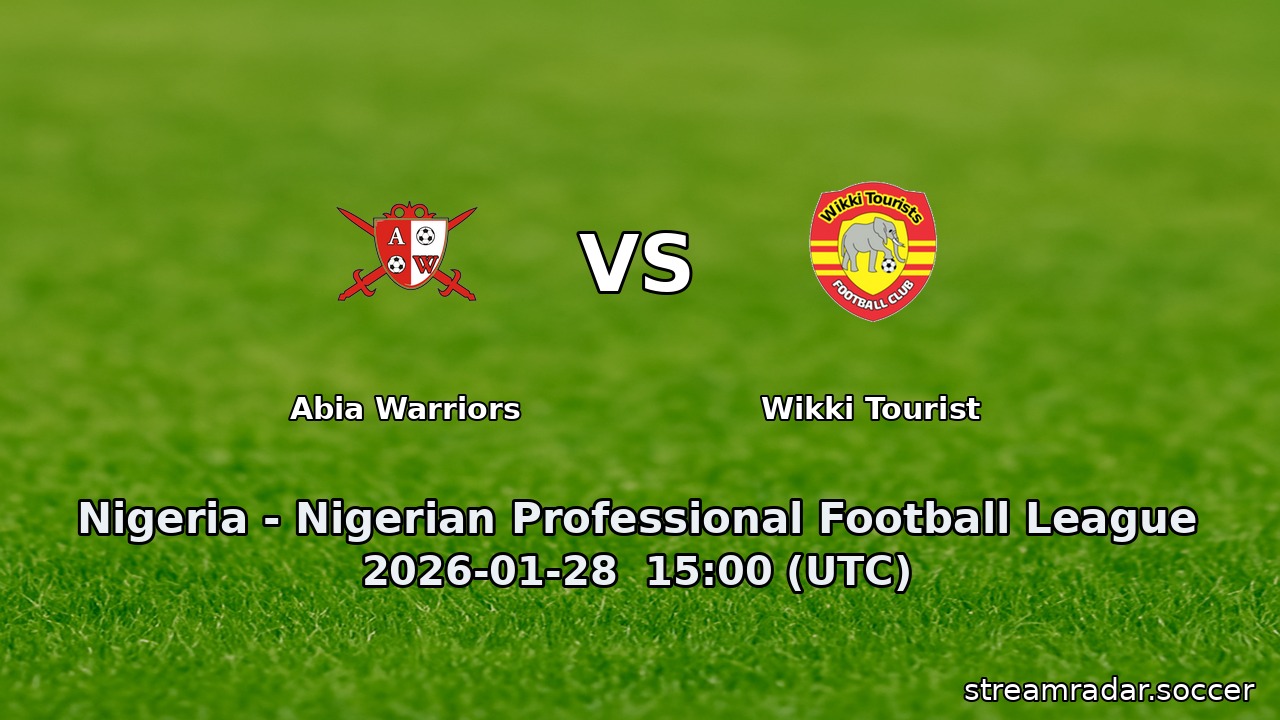 Abia Warriors vs Wikki Tourist
