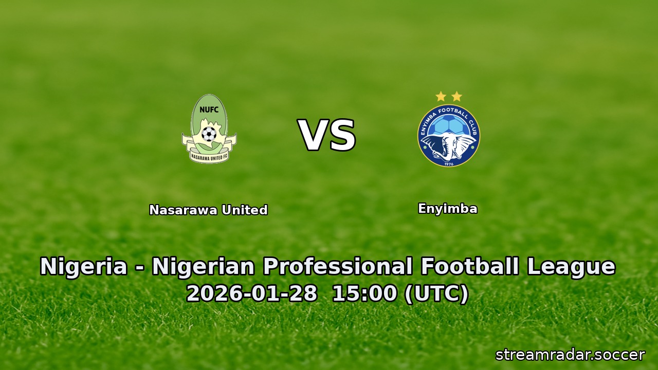Nasarawa United vs Enyimba